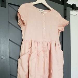 Size S, linen dress